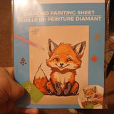 baby fox Crafter??s Square Diamond Painting Sheet 6x8 in (15x20cm) Model