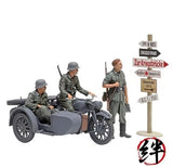 TAMIYA 1/35 Military Miniature No.384 German Side Car KS600 Plastic Model 35384 Model