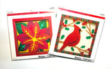 Paper Layering DIY Kit by Recollections for Shadowbox Frame-Cardinal, Poinsettia Model