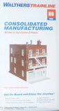 Walthers HO #931-903 Consolidated Manufacturing (Building Kit Plastic) Model