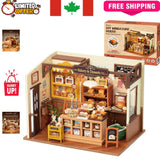 Becka's Baking House Miniature DIY Kit with LED Lights - Perfect for Hobbyists Model