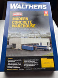 Walthers Cornerstone 933-3862 N Scale Modern Concrete Warehouse Kit New  Opened Model