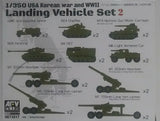 AFV 1/350 Scale kit SE73517, US Korean war and WW2 Landing Vehicle Set. Model