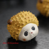 Purple Clay Tea Pet Fruit Cute Durian Panda Tea Table Decoration Tea Ceremony Model