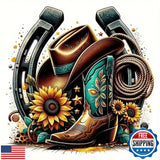 Diamond Painting Kits for Adults, Cowboy Hat 5D Diamond Painting Dots Art Model