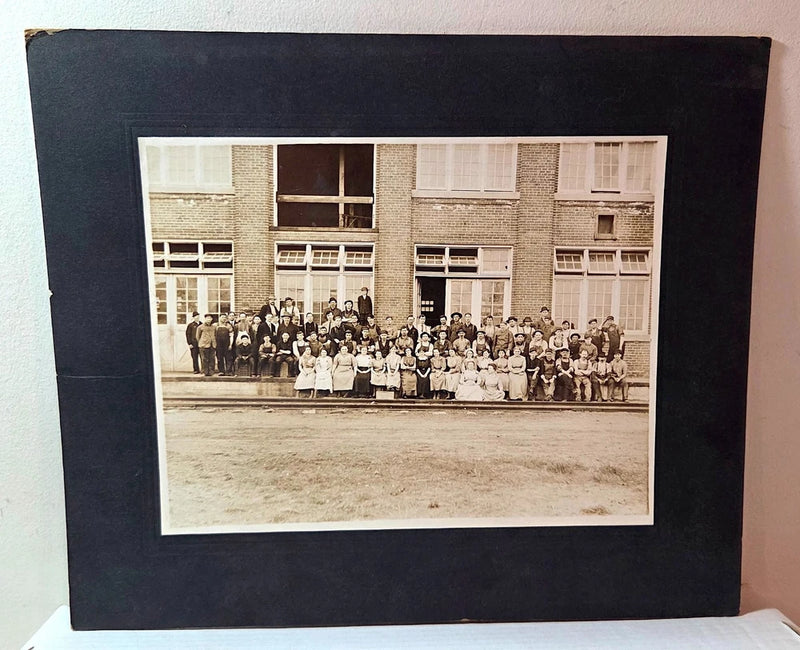 Pet Milk factory workers, Delta, Ohio; Fulton history large cabinet photo #2 Model
