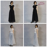 1Set Female 1/6 Sexy Shirt Pants Model For 12" Action Figure Model