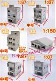 DIY Model 1/87 HO Scale Buildings Train Railway Layout Modern  House Hut Scene Model