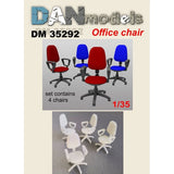 Dan Models 35292 Scale kit 1:35 Car seats 4 pcs. Resin Material for Diorama Model