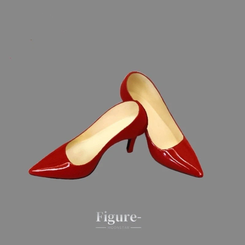 1:6 L-H-001D Red Fashion Pointed Stiletto High Heels Fit 12"TBL PH Female Figure Model