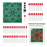 DC5V Electronic Windmill Production 43 LED Flow Light DIY Kit Soldering Practice Model
