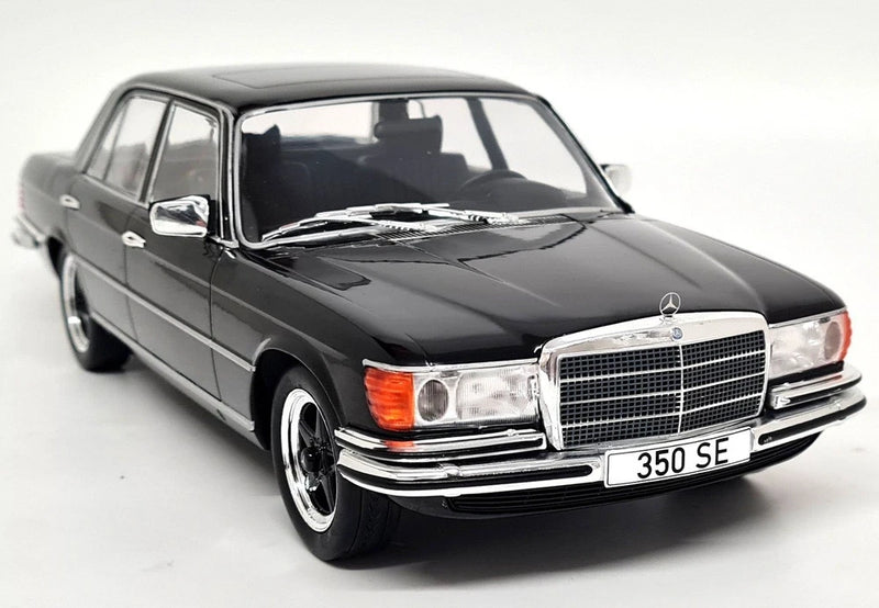 MCG 1/18 Mercedes Benz 350 SE W116 Black 1972 Diecast scale model car Model