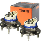 TIMKEN Rear Wheel Bearing & Hub Assembly Pair For 1997-2008 Chevy Corvette W/ABS Model