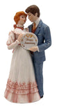 Enesco 1985 Treasured Memories Ceramic Happy Anniversary Bride & Groom Figurine Model