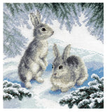 DIY Counted Cross Stitch Kit "Forest Couple" Model