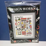 DESIGN WORKS Cross Stitch -So Many Tools So Little Time  11x14?? 9437 NEW SEALED Model