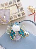 DIY Jewelry making kit "Plush fairy tale", Seed beaded brooch, Bead Embroidery Model