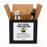 DIY Desktop Terrarium Kit - Mini Eco System Set w/ Glass Jar Moss & Build Tools Model