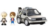 1/32 Tomy Q Village BACK TO THE FUTURE DeLorean Time Machine Doc Marty QV-01 Model