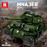 New Reobrix M4A3E8 World of Tanks, Tank Building Block Model Kit Military 14+ Model