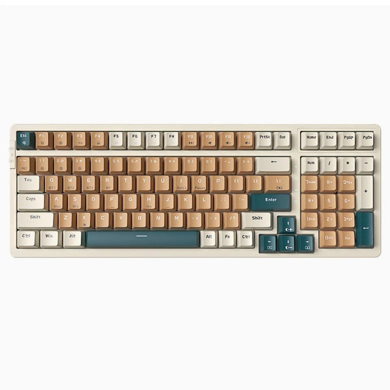 Brown MX 100 Typewriter Keycaps For Backlit Mechanical Gaming Keyboard Model