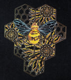 Bee Paradise Counted Cross Stitch Kit on Canvas | A Perfect Gift Model