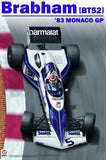 Platz BEEMAX 1/20 Scale Model Formula Racing Car Kit Brabham BT52 Monaco GP'83 Model