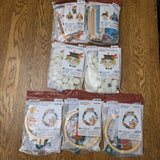 Thanksgiving Crafts Kids 4 Craft Kits DIY 29 Ornaments Fox Turkey Scarecrow Model