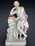 Derby / Royal Crown Derby Shakespeare Figurine c.1870¨C1900 w/ 1987 Receipt Model