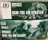 GUNDAM GM Spartan & GM Sloep HG 1:144 SET BANDAI Model Kit Model