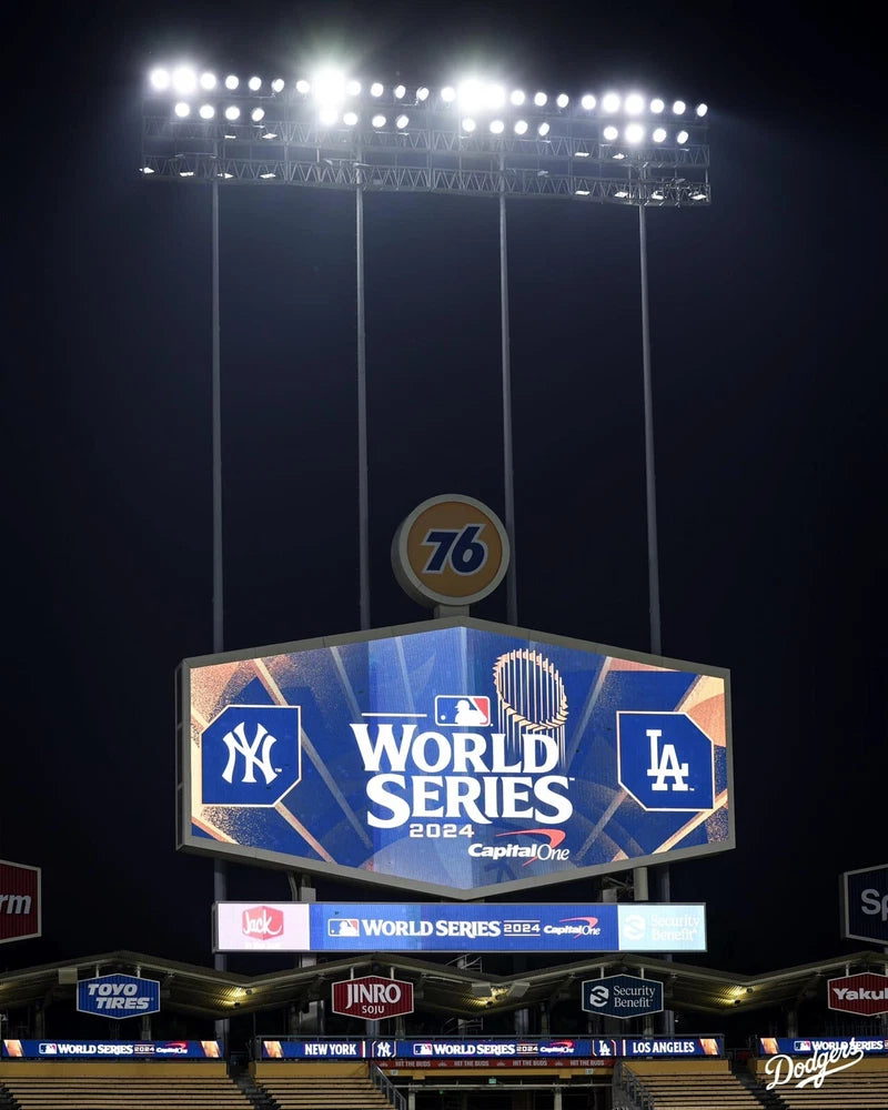 New York Yankees vs Los Angeles Dodgers 2024 World Series Board 8x10 MLB Photo Model