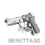 3D DIY Metal Gun Pistol Puzzle Adult Creativity Puzzle Model Kit Weapon Assembly Model
