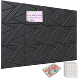 Large Bulletin Board & Cork Board for Walls, 12 Pack with 50 Thumbtacks, Pin ... Model