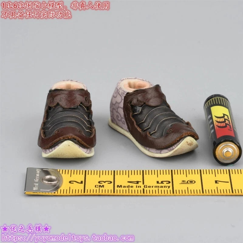 KLG-R032 1/6 Ming Dynasty Toenail Shoe Model Model For 12" Action Figure Body Model
