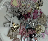100PC Mixed Charms For Crafts Junk Cases Charms