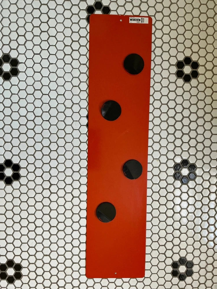 Rare 1999 Taiwan 30" IKEA ORANGE #1038 Magnetic Message Wall Board + 4 Magnets Model