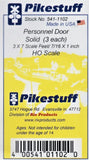 Pikestuff 1102 HO Personnel Door Solid 3x7 scale ft | 3 pk | 541-1102 | $5 Offer Model