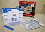 Plasticville, U.S.A, Hospital Kit HS-6 Complete with furniture as shown OB (B1) Model