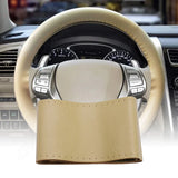 15" Steering Wheel Cover  Leather DIY Kit FOR FOR SUV DIY Sew Van Truck Model