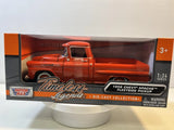 1958 Chevy Apache Diecast Model Car 1/24 Scale, New In the Box By Motormax Model