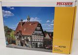 Vollmer NEW #43750 HO Scale Unassembled KIT 4 Story Town Hall Building Model