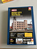 Walthers Cornerstone HO Scale River City Textiles - A Background Building Kit - Model