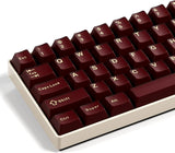 XVX Red Keycaps, Double Shot PBT Keycap Set 75 Percent, Cherry Profile Keyboa... Model