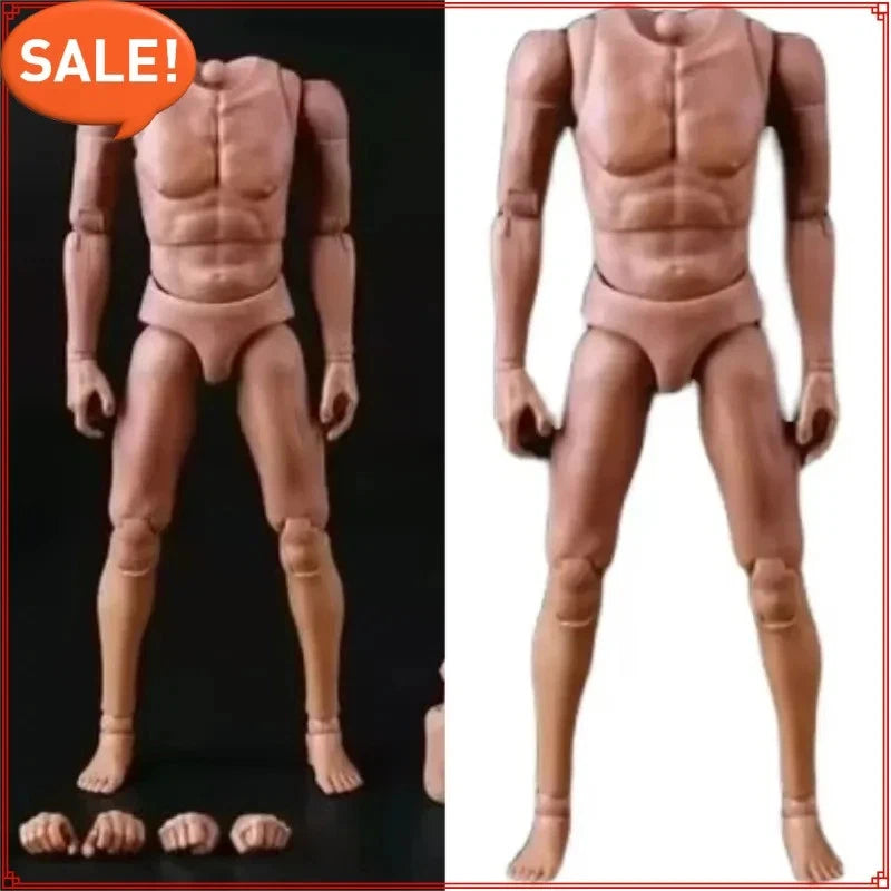 1/6 Male Hand Type Soldier Doll Narrow Shoulder Body Model Action Toy Figures Model