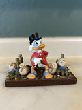Vintage Scrooge McDuck Business Card Holder Figurine Display 1990s BROKEN AS-IS Model