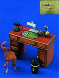 1:35 Resin Model GK Scene Resin Office Desk and Chair Scene Assembly Model Model