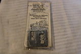 HO Scale Roundhouse, 2 Short End Stone Wall w Door, Window, #1-02-4 Module Parts Model