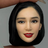 1/6 Angelababy 3D Girl Head Sculpture  Expression For 12