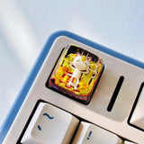 Meowth Keycap, Artisan Pokemon Team Rocket Keycap set for mechanical keyboard Model