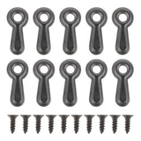 50pcs Picture Photo Mirror Frame Back Board Turn Button Clip Fix Lock Hardware Model